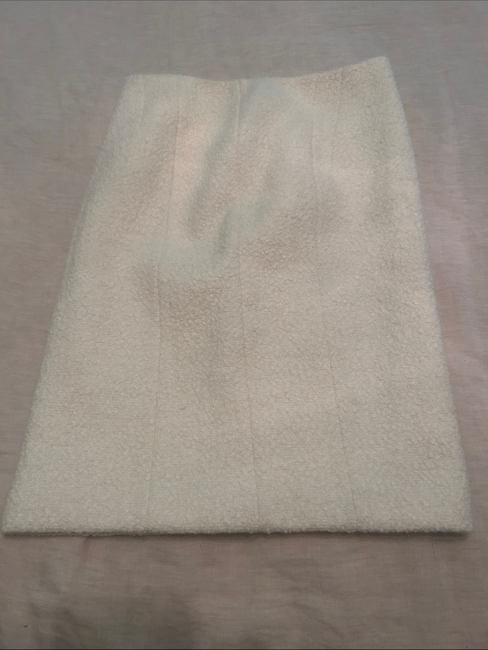 Philosophy di Alberta Ferretti Cream Bouclé Pencil Skirt